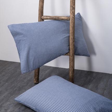 91家纺网 家纺一手货源 找家纺 （总）2024新款全棉色织水洗棉枕套纯棉单枕套宿舍学生简约格子