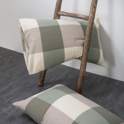 91家纺网 家纺一手货源 找家纺 （总）2024新款全棉色织水洗棉枕套纯棉单枕套宿舍学生简约格子