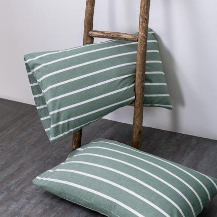 91家纺网 家纺一手货源 找家纺 （总）2024新款全棉色织水洗棉枕套纯棉单枕套宿舍学生简约格子