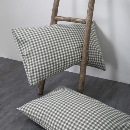 91家纺网 家纺一手货源 找家纺 （总）2024新款全棉色织水洗棉枕套纯棉单枕套宿舍学生简约格子