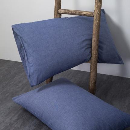 91家纺网 家纺一手货源 找家纺 （总）2024新款全棉色织水洗棉枕套纯棉单枕套宿舍学生简约格子