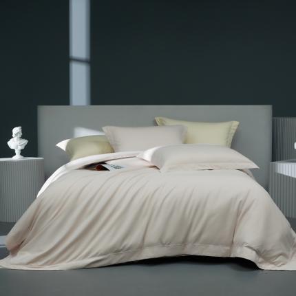 91家纺网 家纺一手货源 找家纺 （总）莱阁亿 2023新款埋绳款纯色四件套