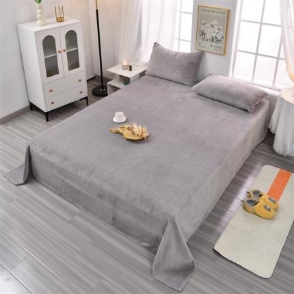 91家纺网 家纺一手货源 找家纺 （总）梦精灵 2025新款软糯舒适牛奶绒印花单品-单床单