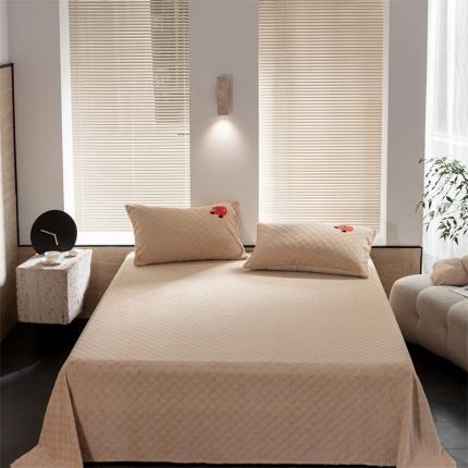 91家纺网 家纺一手货源 找家纺 （总）洋铭区（原狠狠爱） 2023新款华夫格单品绒床单