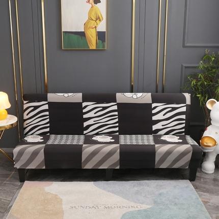 91家纺网 家纺一手货源 找家纺 （总）雅竹 牛奶丝印花沙发床套（无裙边）