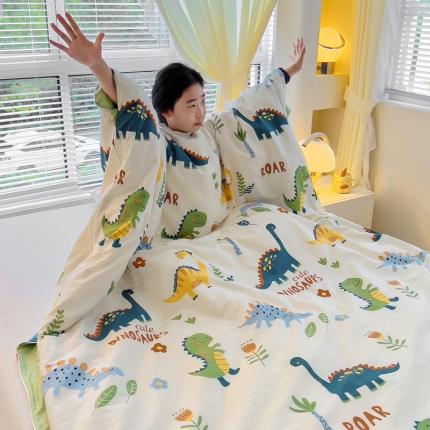 91家纺网 家纺一手货源 找家纺 总 吉咪兔儿童睡袋四季通用中大童纯棉秋冬季加厚小孩学生成人防踢被子神器