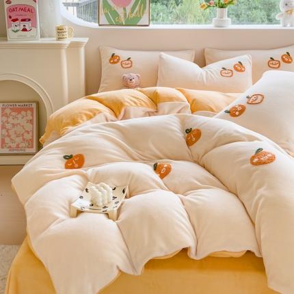 91家纺网 家纺一手货源 找家纺 (总) 狂想家 2025新款牛奶绒毛巾绣四件套