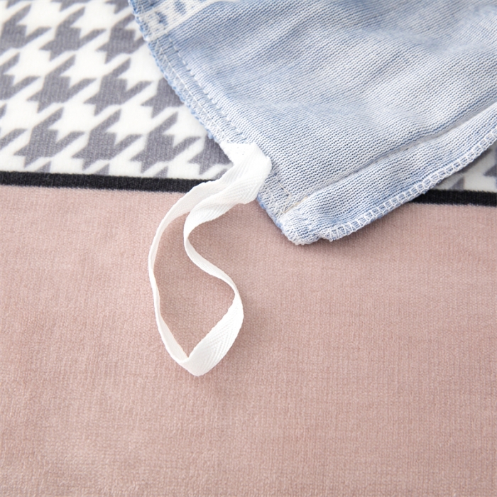 91家纺网 家纺一手货源 找家纺 （总）畅畅 2023新款加厚260克全消光牛奶棉印花臻棉绒四件套