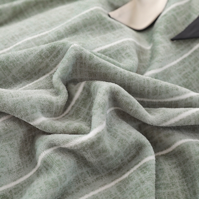 91家纺网 家纺一手货源 找家纺 畅畅 2023新款加厚260克全消光牛奶棉印花臻棉绒四件套 活力时光-绿