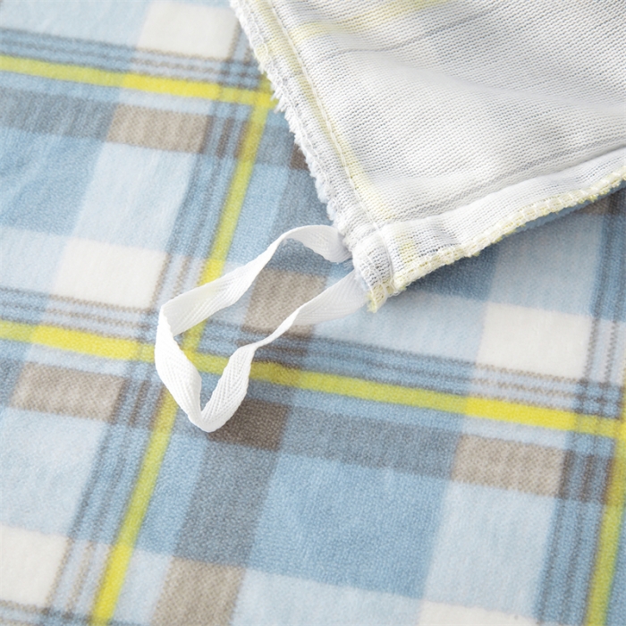 91家纺网 家纺一手货源 找家纺 畅畅 2023新款加厚260克全消光牛奶棉印花臻棉绒四件套 兰小格