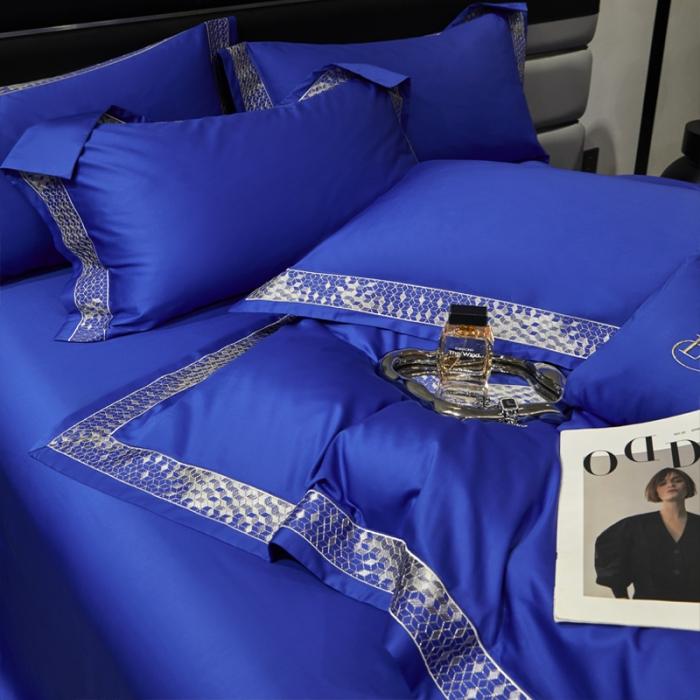 91家纺网 家纺一手货源 找家纺 新款100支长绒棉宽边刺绣套件