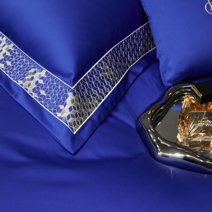 91家纺网 家纺一手货源 找家纺 新款100支长绒棉宽边刺绣套件