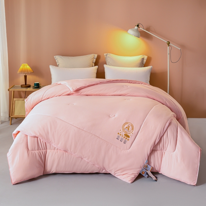 91家纺网 家纺一手货源 找家纺 （总）瑜珠2025超柔云感大豆被二合一子母被拉链款加厚冬被春秋被子被芯