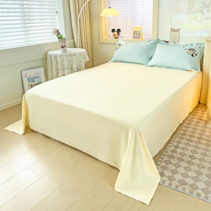 91家纺网 家纺一手货源 找家纺 （总）娜娜 2023新款水洗磨毛毛巾绣四件套-胡迪和巴斯