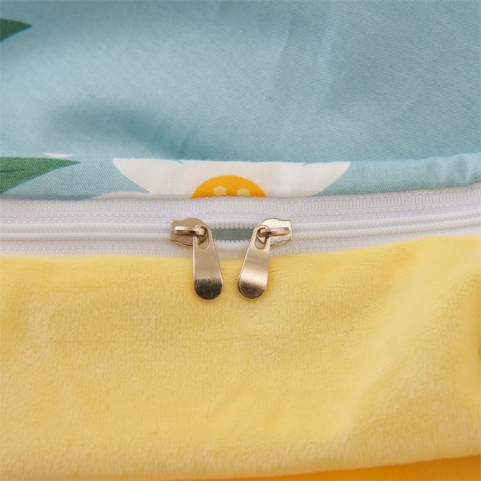 91家纺网 家纺一手货源 找家纺 凌云 2025新款棉加绒全棉宝宝绒大床款床垫套 小雏菊