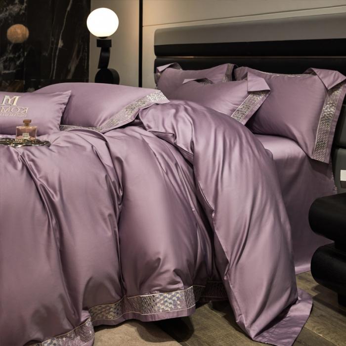 91家纺网 家纺一手货源 找家纺 新款100支长绒棉宽边刺绣套件