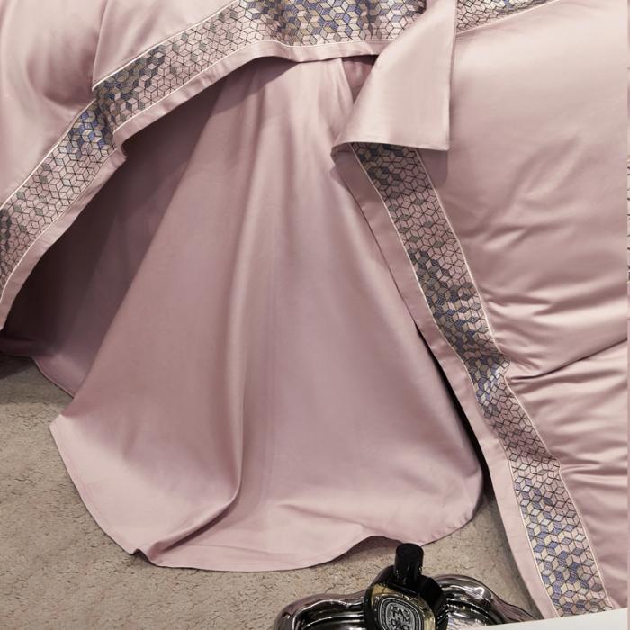 91家纺网 家纺一手货源 找家纺 新款100支长绒棉宽边刺绣套件