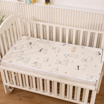 91家纺网 家纺一手货源 找家纺 恋绒 2023新款全棉护理垫防水隔尿垫姨妈垫床盖 宠物派对