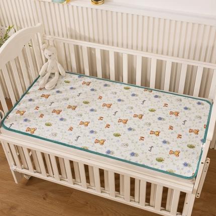 91家纺网 家纺一手货源 找家纺 恋绒 2023新款全棉护理垫防水隔尿垫姨妈垫床盖 丛林小熊