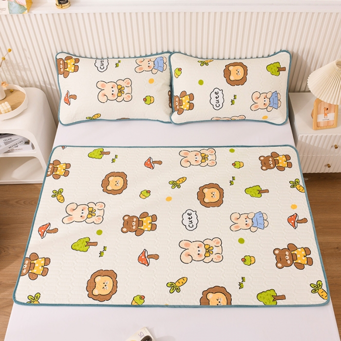 91家纺网 家纺一手货源 找家纺 （总）恋绒 2023新款全棉护理垫防水隔尿垫姨妈垫床盖