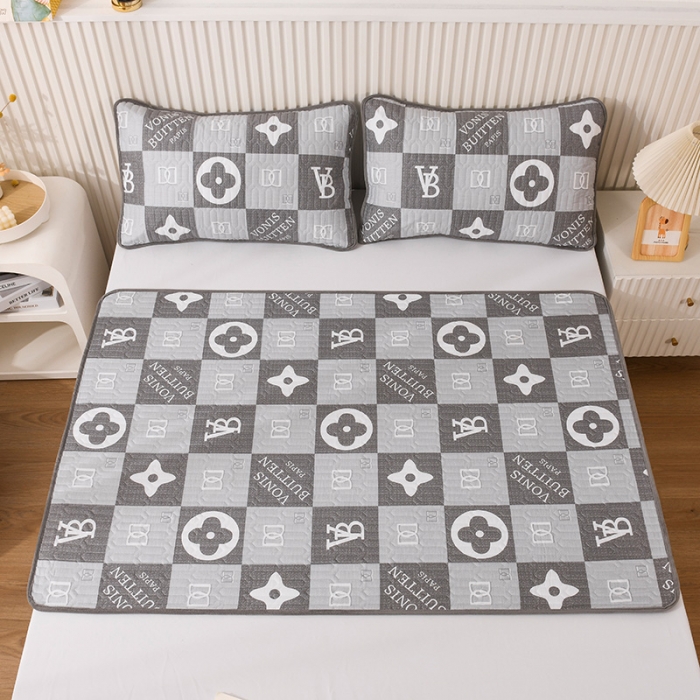 91家纺网 家纺一手货源 找家纺 恋绒 2023新款全棉护理垫防水隔尿垫姨妈垫床盖 格里芬