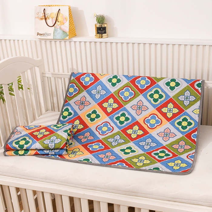 91家纺网 家纺一手货源 找家纺 恋绒 2023新款全棉护理垫防水隔尿垫姨妈垫床盖 克里特