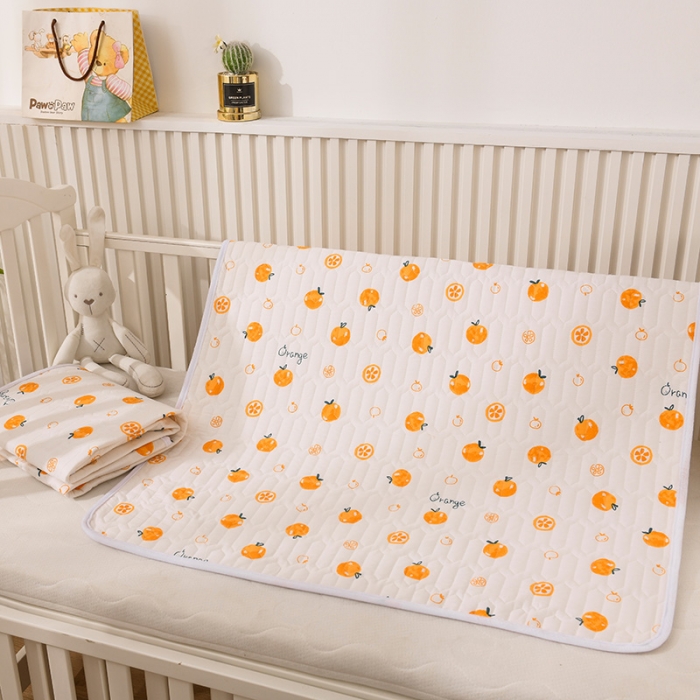 91家纺网 家纺一手货源 找家纺 恋绒 2023新款全棉护理垫防水隔尿垫姨妈垫床盖 漫日之夏