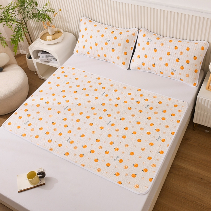 91家纺网 家纺一手货源 找家纺 恋绒 2023新款全棉护理垫防水隔尿垫姨妈垫床盖 漫日之夏