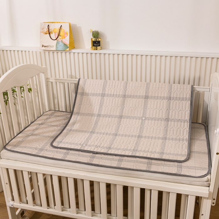 91家纺网 家纺一手货源 找家纺 恋绒 2023新款全棉护理垫防水隔尿垫姨妈垫床盖 美拉德-米