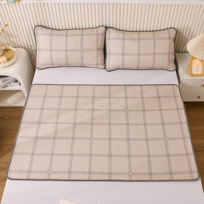 91家纺网 家纺一手货源 找家纺 恋绒 2023新款全棉护理垫防水隔尿垫姨妈垫床盖 美拉德-米