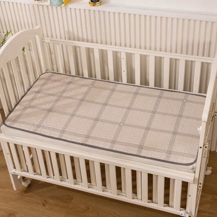 91家纺网 家纺一手货源 找家纺 恋绒 2023新款全棉护理垫防水隔尿垫姨妈垫床盖 美拉德-米