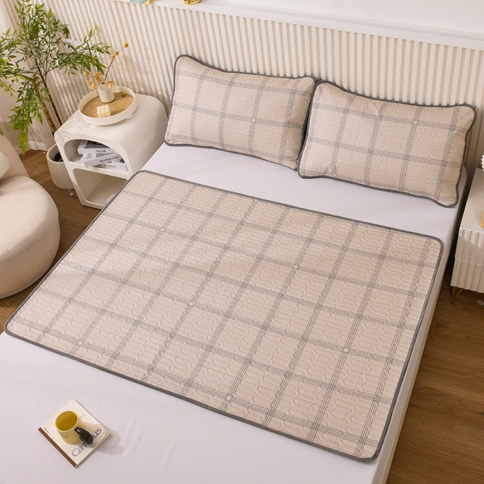 91家纺网 家纺一手货源 找家纺 恋绒 2023新款全棉护理垫防水隔尿垫姨妈垫床盖 美拉德-米