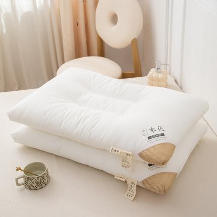 91家纺网 家纺一手货源 找家纺 总织布人 2023新款枕芯A类全棉至简本色舒睡枕护颈羽丝绒荞麦枕头枕芯