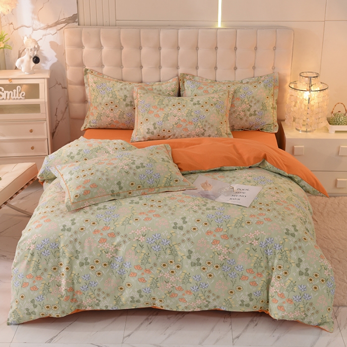 91家纺网 家纺一手货源 找家纺 （总）磨毛世家 2023新款ab版四件套铂金加厚保暖