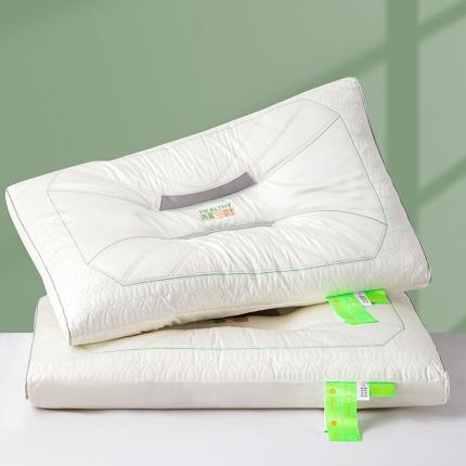 总织布人 2023新款全棉植物青蒿卫士护颈枕头抑菌释压枕头枕芯