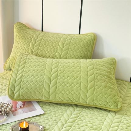 91家纺网 家纺一手货源 找家纺 （总）新款牛奶绒夹棉轻奢枕套枕芯套枕头套