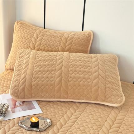 91家纺网 家纺一手货源 找家纺 （总）新款牛奶绒夹棉轻奢枕套枕芯套枕头套