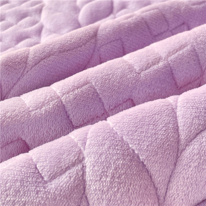 91家纺网 家纺一手货源 找家纺 梦舒羽 2025新款牛奶绒夹棉轻奢枕套枕芯套枕头套 轻奢-梦幻紫