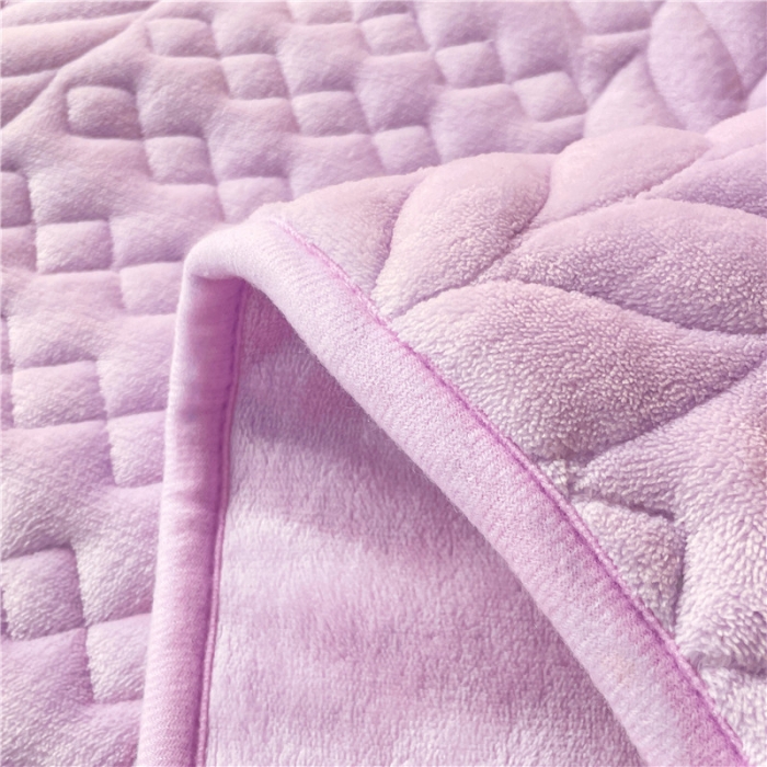 91家纺网 家纺一手货源 找家纺 梦舒羽 2025新款牛奶绒夹棉轻奢枕套枕芯套枕头套 轻奢-梦幻紫