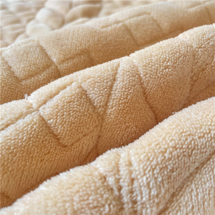 91家纺网 家纺一手货源 找家纺 梦舒羽 2025新款牛奶绒夹棉轻奢枕套枕芯套枕头套 轻奢-奶昔咖