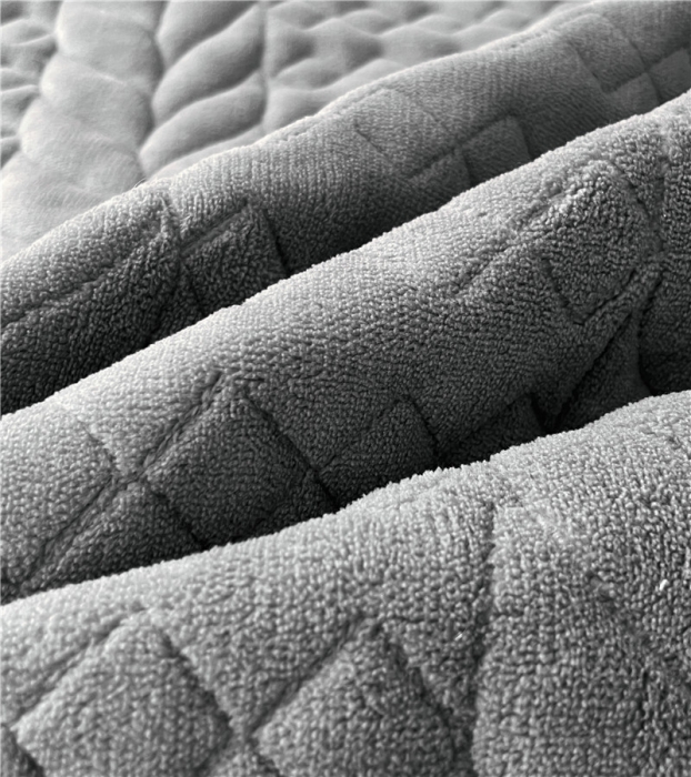 91家纺网 家纺一手货源 找家纺 梦舒羽 2025新款牛奶绒夹棉轻奢枕套枕芯套枕头套 轻奢-星辰灰