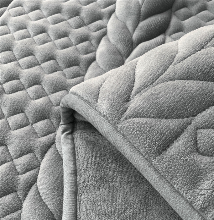 91家纺网 家纺一手货源 找家纺 梦舒羽 2025新款牛奶绒夹棉轻奢枕套枕芯套枕头套 轻奢-星辰灰