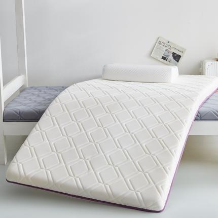 纺孚床垫 2024新款单边乳胶床垫（过年不打烊） 单边乳胶床垫棱形白
