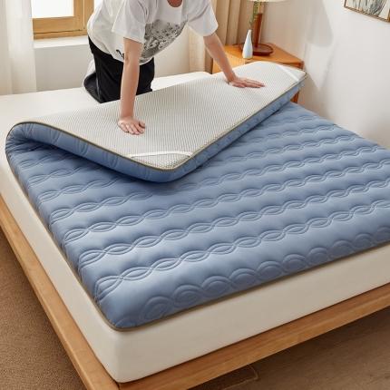 纺孚床垫 2024新款单边乳胶床垫（过年不打烊） 单边乳胶床垫-双波蓝