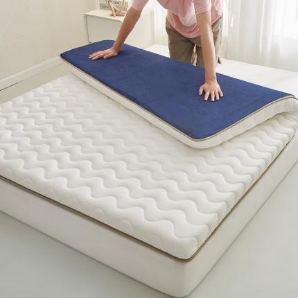 纺孚床垫 2024新款单边乳胶床垫（过年不打烊） 单边乳胶床垫丝带白