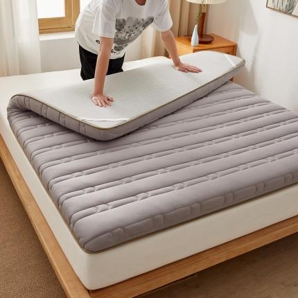 纺孚床垫 2024新款单边乳胶床垫（过年不打烊） 单边乳胶床垫-枫竹灰