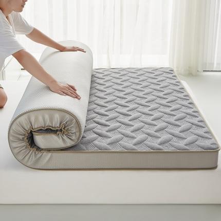 纺孚床垫 2024新款立体乳胶床垫（过年不打烊） 立体乳胶床垫尊贵灰