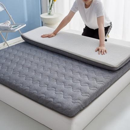 纺孚床垫 2024新款单边乳胶床垫4（过年不打烊） 单边乳胶床垫双线灰