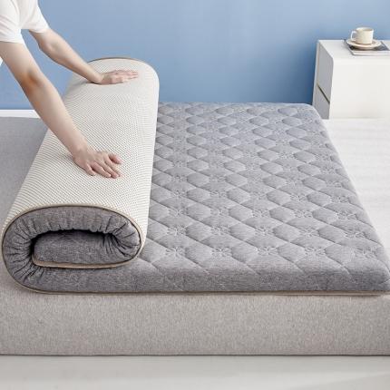 纺孚床垫 2024新款单边乳胶床垫2（过年不打烊） 单边乳胶床垫菊花灰