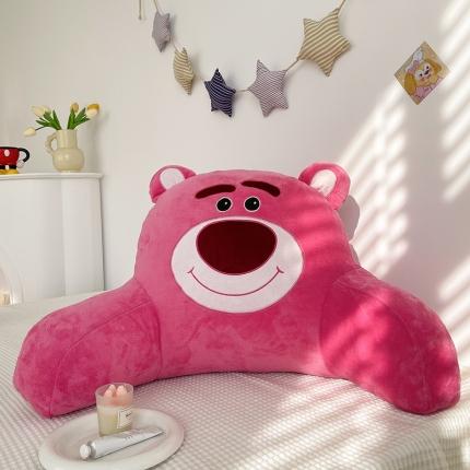 91家纺网 家纺一手货源 找家纺 （总）乐坊 2024新款牛奶绒绣花单人靠垫-风格二